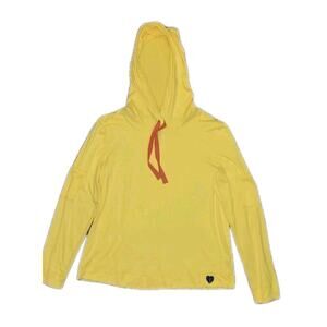 Lug Coupe Long Sleeve Hoodie Small Petite - Sunbeam Yellow Lightweight Active To